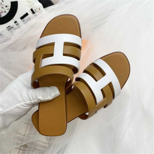 

2020 fashion color striped women patchwork mules shoes runway open toe summer slippers ladies sandals slides flats shoes, Black