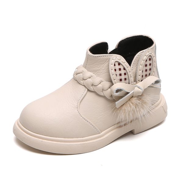 

2020 мода зимы детская обувь бархатные короткие сапоги девушки сапоги осень single принцесса bootswarm short plus, Black;grey