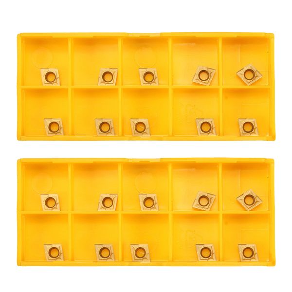 

20pcs ccmt060204 cnc lathe inserts f/ steel processing milling machine accs