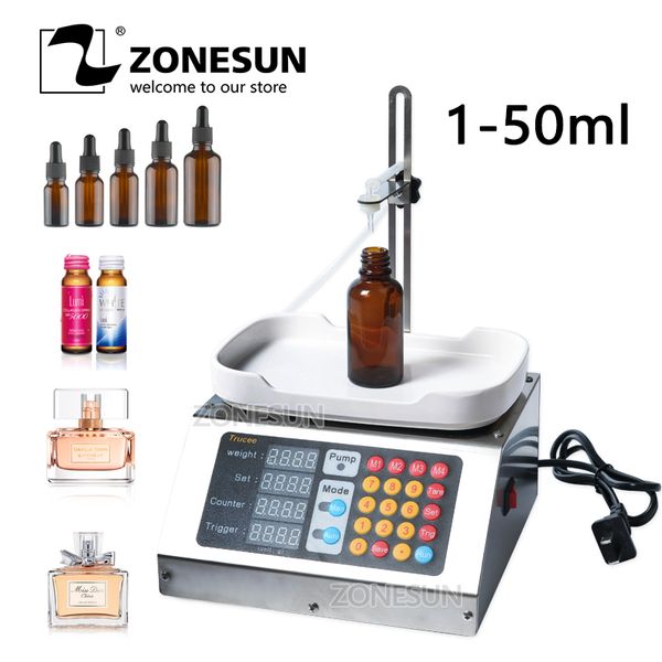 

Zone un 0 50ml mall automatic cnc liquid filling machine 110v 220v perfume weighing filling machine oral liquid olution filler