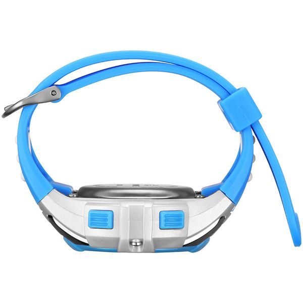 

1 pcs children kids student digital electronic watch waterproof round dial adjustable strap msk66, Blue