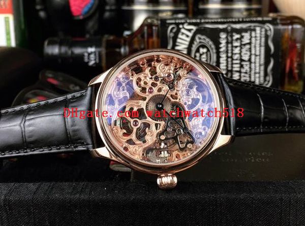 

бесплатная доставка 2 стиль швейцарские часы 18k розовое золото португальская маховик черный циферблат 42mm кожаный ремешок автоматическая м, Slivery;brown