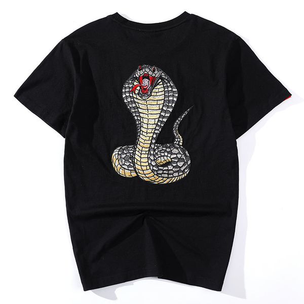 

cotton mens designer t shirt short sleeve hip hop tee t shirt homme punk letter print brand black white man t-shirt luxury, White;black