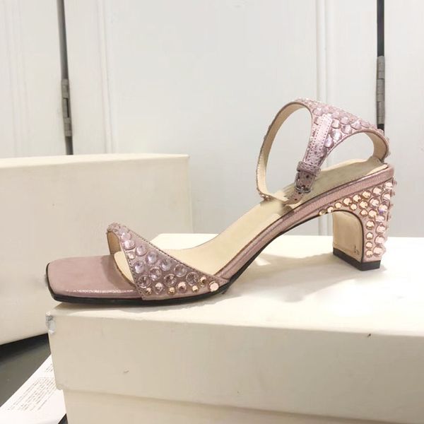 

sandals women jewellery diamond crystal high heel bling bling runway design summer bridal shoes dress sandalies feninina, Black