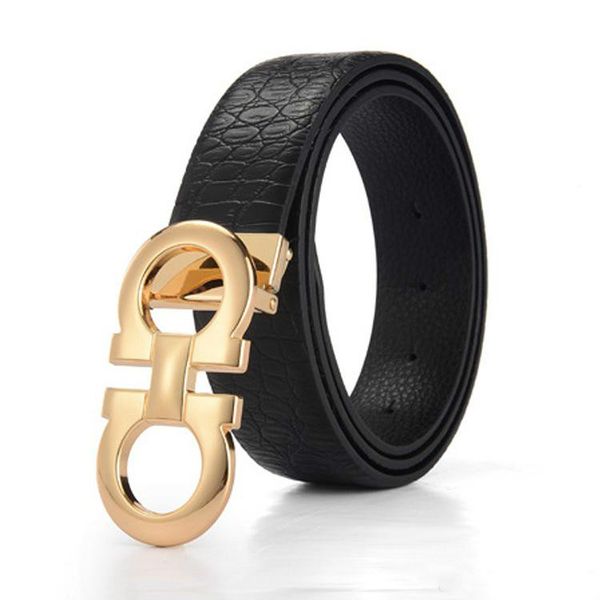 

new luxury belts designer belts for men big buckle belt male chastity belts fashion mens leather belt wholesale ing, Black;brown