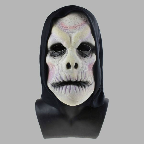 

soft full head latex mask with hood horror zombie mask movie cosplay party costumes