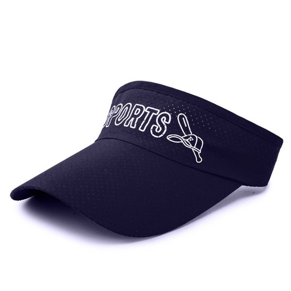 

aetrends] summer women men sport visors quick dry outdoor travel caps empty visor hat z-6503, Blue;gray