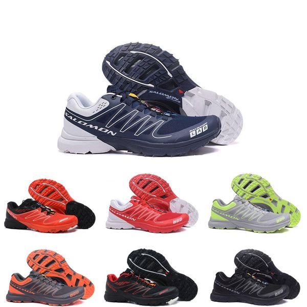 

running shoes speedcross s-lab men sport shoes white red black fashion outdoor trainers lace-up summer size 40-46