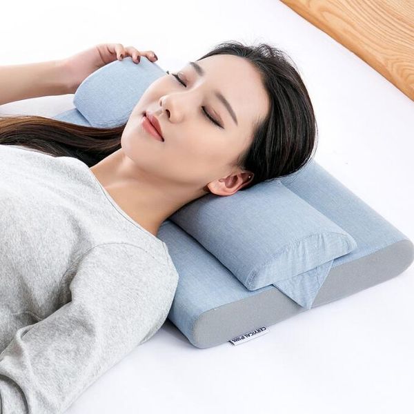 

4pcs bedding memory foam pillow orthopedic pillows soft pillow massager for health care neck slow rebound travel sleeping