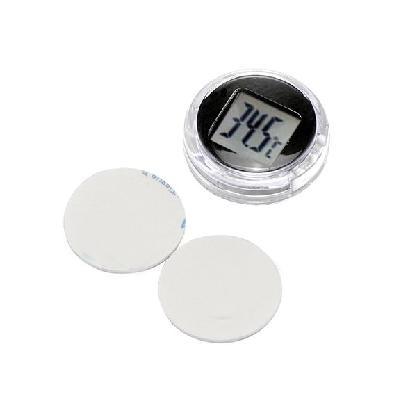 

mini waterproof motorcycle digital thermometer celsius stick-on motorbike mount digital thermometer moto accessories