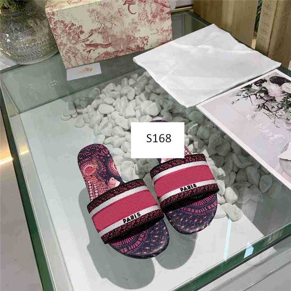 

brand dazzle flowers women sandals designer flat slippers embroidery sandal floral brocade slipper flip flops striped 8, Black