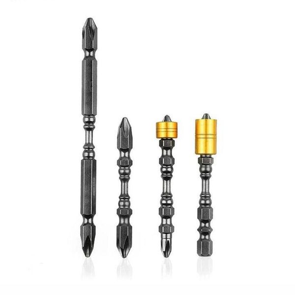 

double-clip cross wind head anti-slip magnetic ring strong magnetic mouthpiece electric screwdriver 65mm cross bit