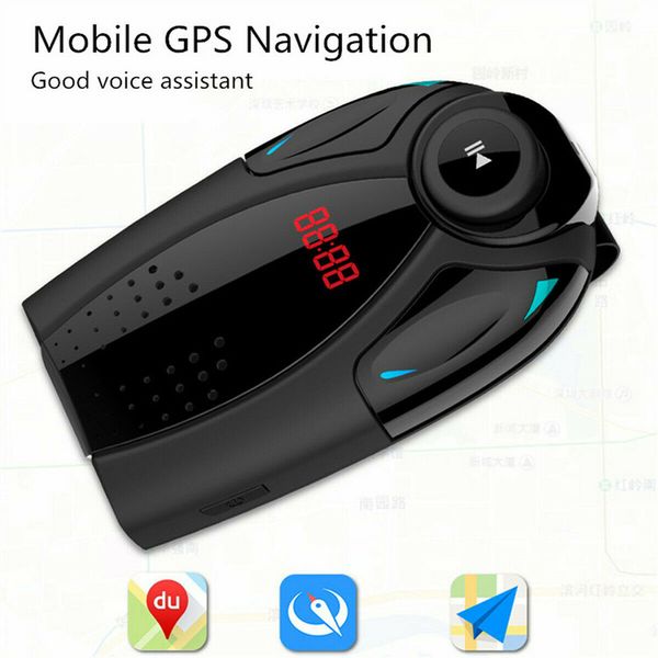 

car mp3 player sun visor speaker fm transmitter modulator handsreceiver bluetooth stereo audio receiver usb car accessories