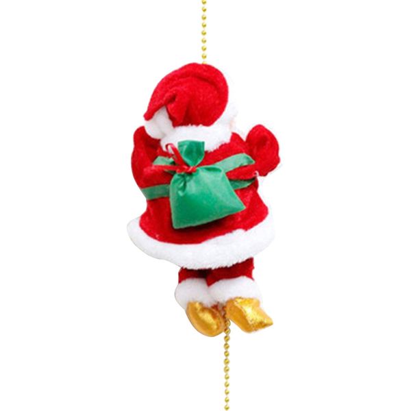 

electric ladder santa claus christmas statue ornament toy gift