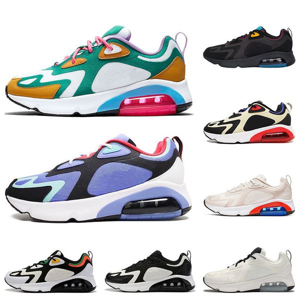 

2020 running shoes for men 200 royal pulse mystic green team gold desert sand 200s bordeaux white sports sneakers trainers size 40-46