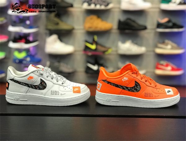 

nÃ­ke air forcÃ¨ 1 air forcÃ¨ 1 low 07 prm retro jÃ¹st do it jdi orange black white sneakers sports running shoes just 36-45 112902