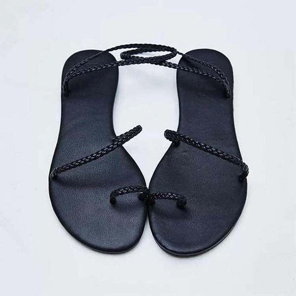 

women shoes sandals heels sandals slippers huaraches flip flops loafers shoe for slipper bag05 pl40, Black