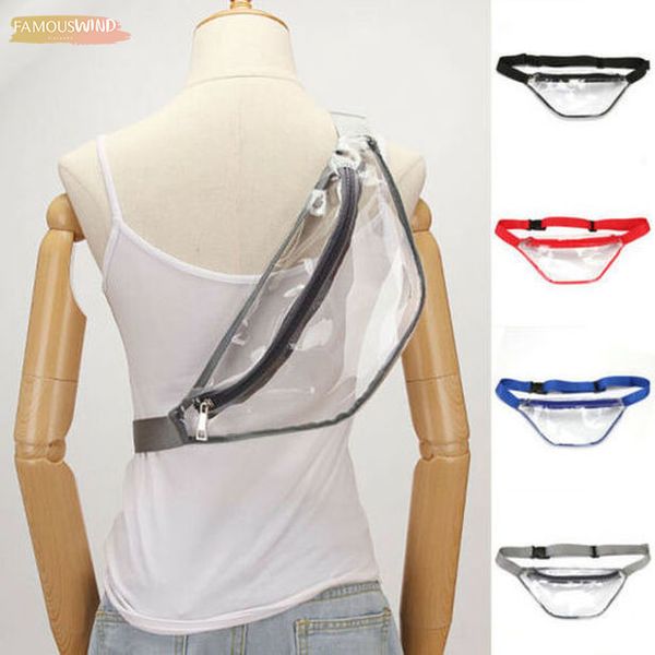 

2020 pvc fashion women pvc clear waist bag bum bag travel purse waist bag gift