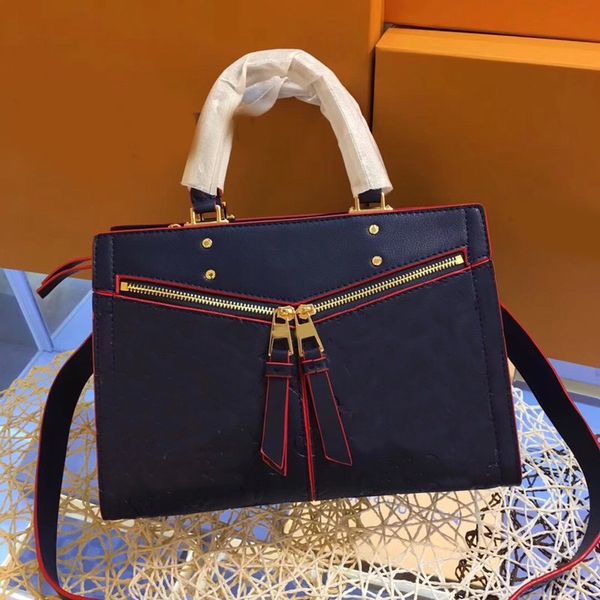 

tote bag shopping bags women handbags classic cowhide genuine leather adjustable shoulder strap zipper high-capacity shoulder bags