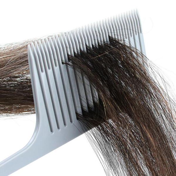 

2 pieces -resistant weave highlight tool comb hair coloring styling, Silver