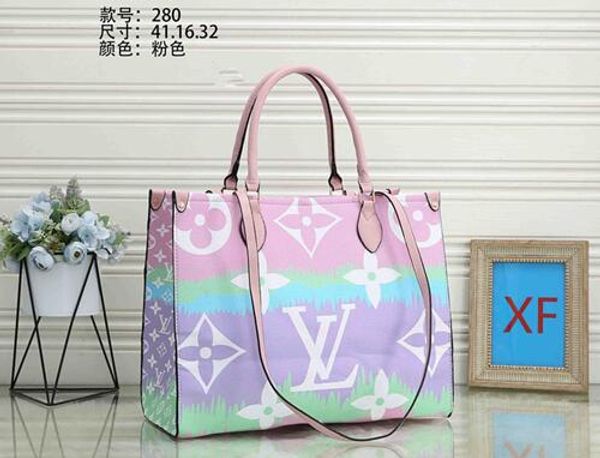 

Дизайнерская женская сумочка кошелек цветок ONTHEGO GM клатч Tote ESCALE SPEEDY Crossbody роскошная искусственная кожа сумка для покупок