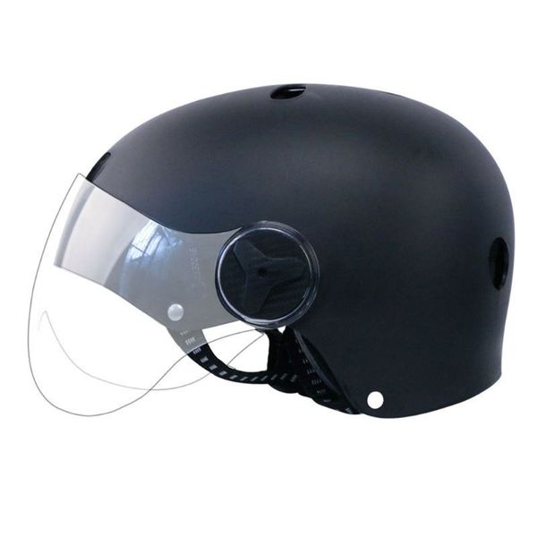 

летний дышащие мотоциклетный шлем скутер open face cap с солнцезащитным козырьком unisex l9bc