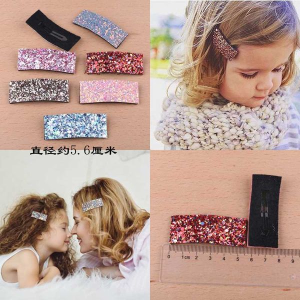 

bling glitter christmas style girl hair jewelry clips diy ornament accessories kids hair pins party gift craft 10pcs, Slivery;white