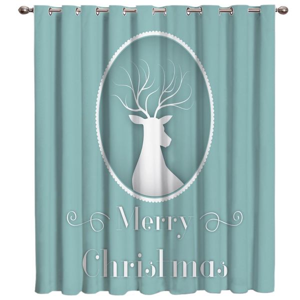 

santa elk window treatments curtains valance outdoor kitchen drapes indoor kids curtain panels with grommets curtains and