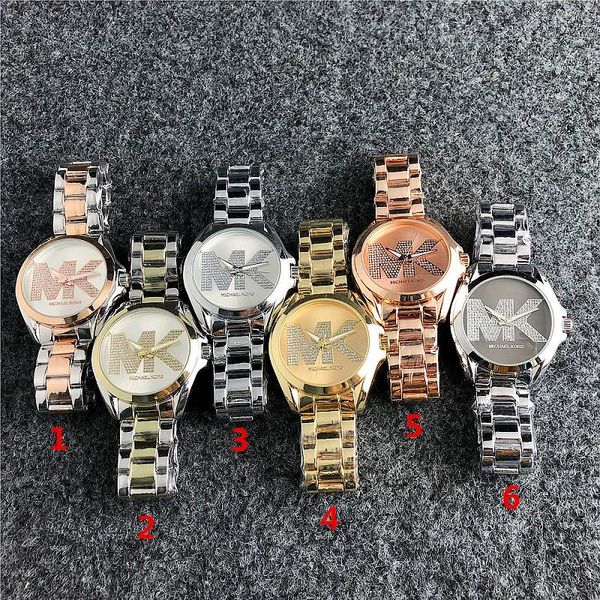 

Brand21 michael kor mk fa hion luxury men or women watch mechanical quartz watche men women couple leather or teel band watche watch