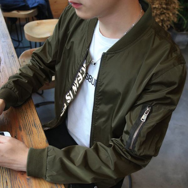 

zogaa men's baseball jackets 2019 fashion spring autumn letter printed jackets slim plus 4xl hip hop men, Black;brown