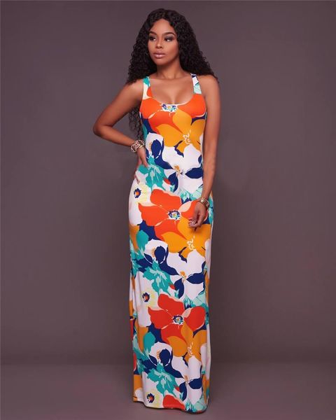 

пояса флора печатных женщин дизайнерские платья сексуальная спинки совок шеи макси платья женские длиной до пола повседневная одежда, Black;gray