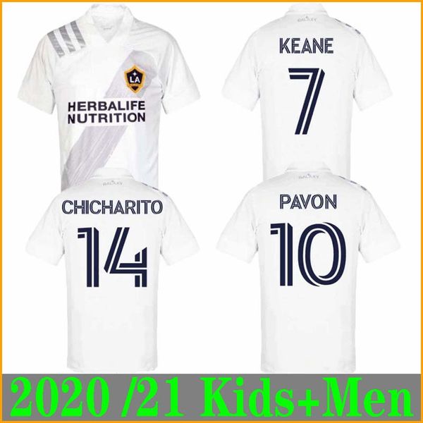 

la galaxy 2020 2021 white chicharito los angeles galaxy soccer jerseys giovani football shirts alessandrini dos santos 20 21 kamara lleget, Black;yellow