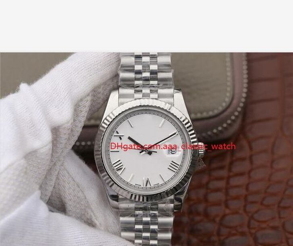 

wristwatches 41mm 116200 asia 2813 mechanical automatic mens men's watch watches white dial, Slivery;brown