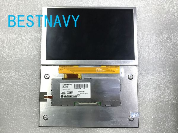 POST gratuito Originale nuovo display LCD da 7 pollici LB070WV8 (SL) (01) LB070WV8-SL01 LB070WV8-SL02 LB070WV8 schermo per moduli LCD di navigazione GPS per auto DVD