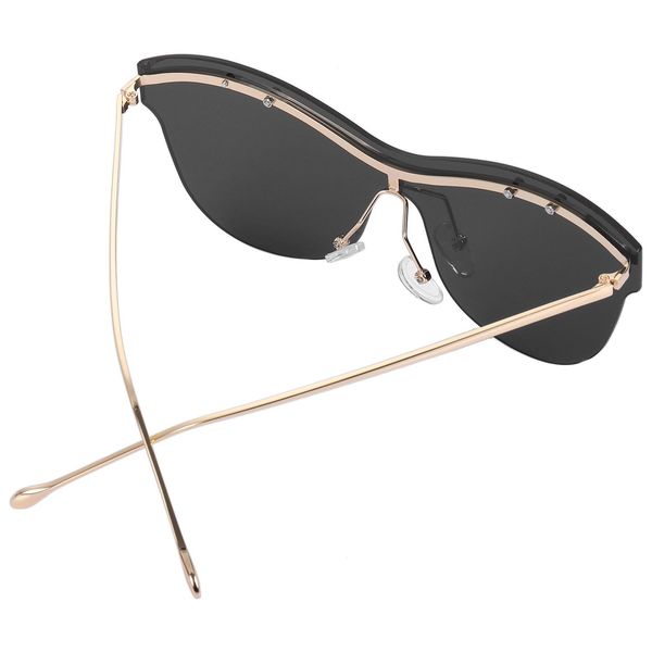 

cat eye one-piece объектива солнцезащитные очки унисекс крупногабаритные солнцезащитной clear goggle uv400 s17067 открытый очки