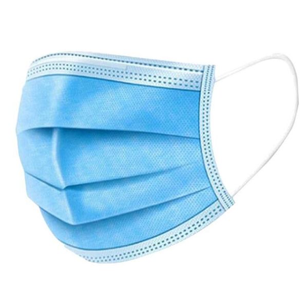 

DHL одноразовые маски для лица с эластичной ушной петлей 3 слойный дышащий и удобный для блокировки пыли пакет защиты от загрязнения воздуха