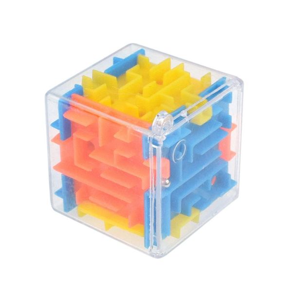 

3d kids puzzle maze toy hand game case box fun brain game challenge toys intelligence balance educational toys for children