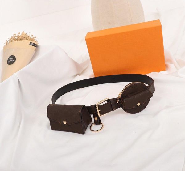 

luxury women's daily multi pocket 30mm belt women's belt bag m0236u belt bag coin purse waist bag funny pack with box