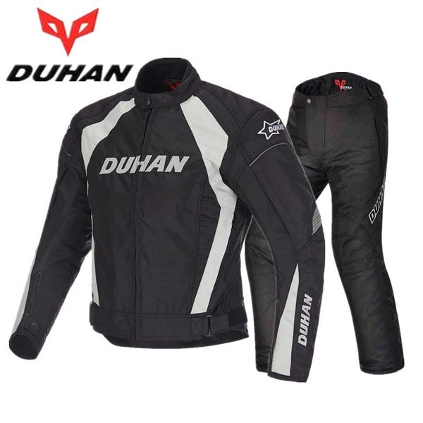 

duhan motorcycle riding clothes suit winter man moto racing suits jacket pants
