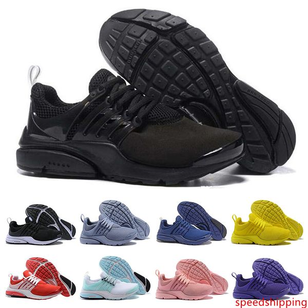 

presto br qs mens womens running shoes triple black white red mens trainers athletic jogging sports sneakers shoe size 36-45