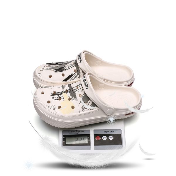 

mens trend non-slip soft light bottom lovers sandals female summer womens outside penetration beach shoes womens 2020 new arrivel size 36-45, Black