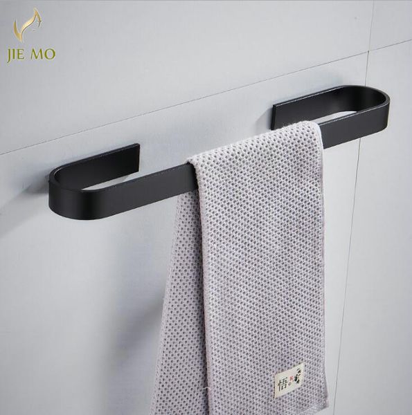 

bathroom shelves of punch black finish towel rod holder space aluminum single bar rack ring pendant wholesale