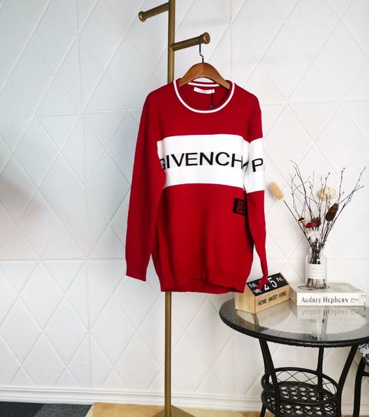 

19fw luxurious brand design given hoodie long sleeve crewneck sweater fashion splice logo pullover hoodie outdoor sweatshirt, Gray;blue