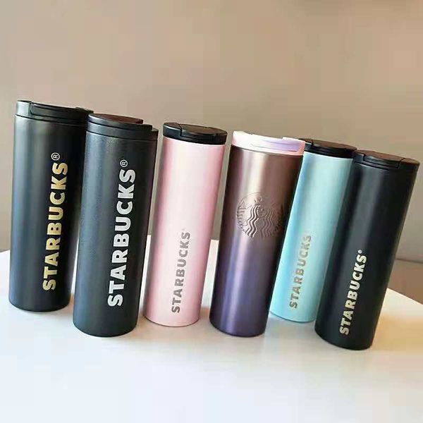 

новый кубок starbucks мода современный лаванды порошок черный gradient goddess чашка кофе нержавеющей стали управление кружки