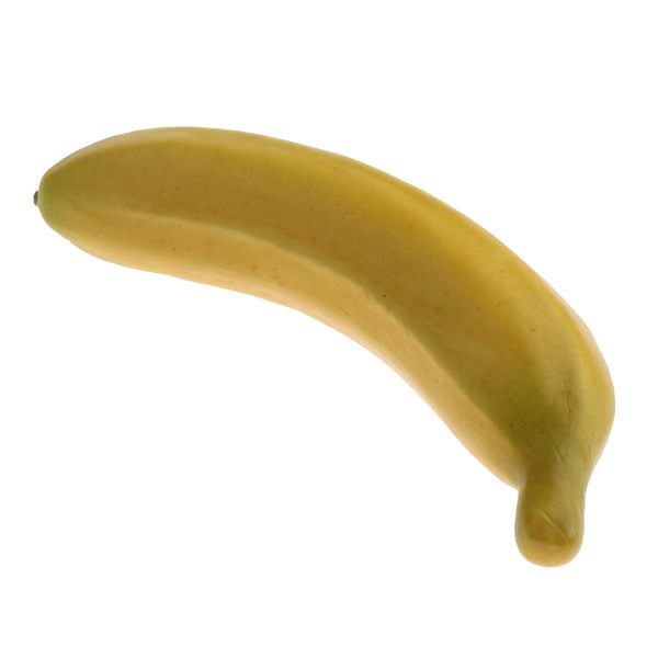

1pc artificial banana fruit bunch 7 inches realistic fake fruit yellow