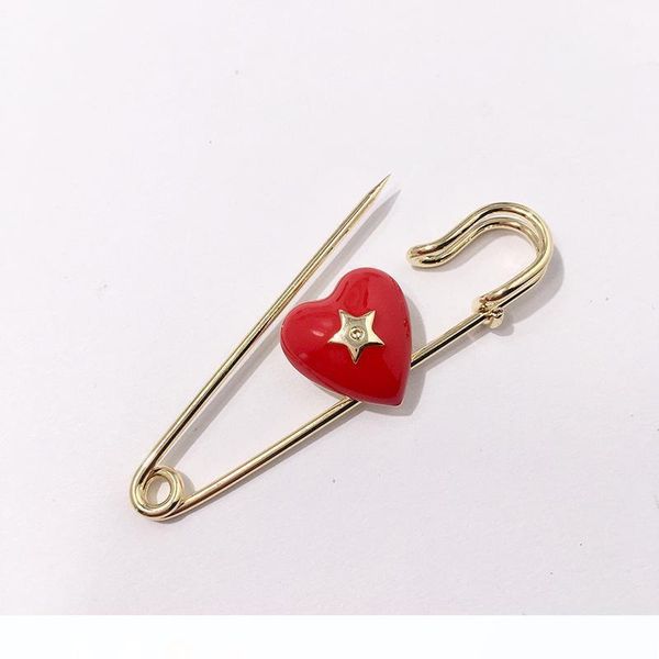 

горячая новая высококачественный модный бренд брошь для шарф пряжки и ювелирных изделий сердца броши приходит с мешком для пыли, Gray