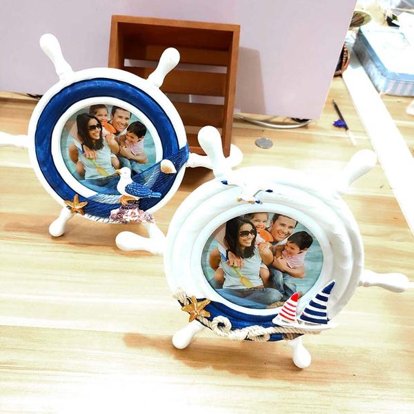 

vintage wooden family p frame mediterranean style rudder picture frame art home decor dropshipping fas