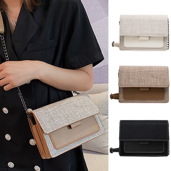 

35#worean shoulder bag luxury handbags women bags designer version luxury wild girls small square messenger bag bolsa feminina