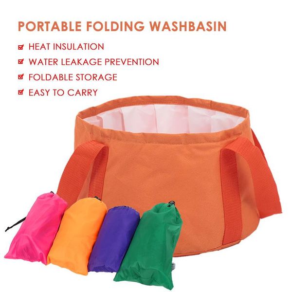 

folding basin waterproof bag outing canoe 600d fabric rowing travel folding bucket sport outdoor