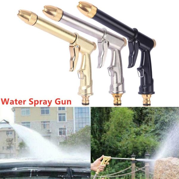 

lengthen adjustable high pressure water spray car washer gun nozzle garden watering tools household garden car wash water gun